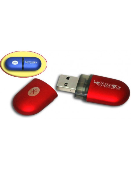 ADAPTADOR USB A BLUETOOTH BT V1 2 SATYCON ROJO