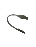CABLE USB 2.0 AM - MINI B 5 PINES 0.10 METROS GRIS