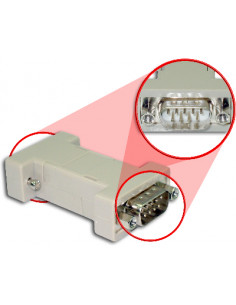 ADAPTADOR SERIE RS-232 MACHO-MACHO MODULAR
