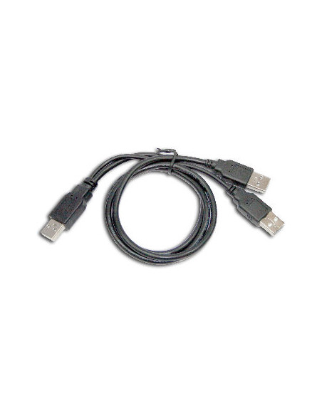 CABLE 2XUSB2 0 AM A USB AM 0 75 METROS SATYCON