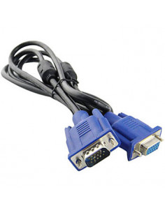 CABLE ALARGADOR VGA  DB15 MACHO-HEMBRA 10M NEGRO