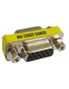 ADAPTADOR VGA DB15 HEMBRA-HEMBRA