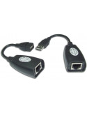 KIT CABLE ALARGADOR USB 1.1 RJ45 50M SATYCON