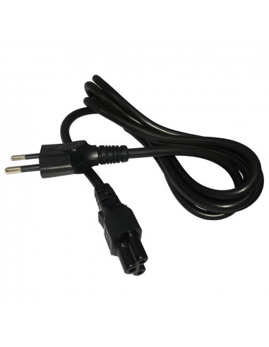 CABLE CORRIENTE PC 1 2M TREBOL C5 EUROPEO MACHO