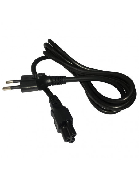 CABLE CORRIENTE PC 1 2M TREBOL C5 EUROPEO MACHO