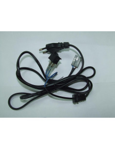 CABLE CORRIENTE CON INTERRUPTOR Y CONECTOR 2 PINES