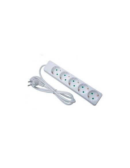 BASE MULTIPLE REGLETA 5 ENCHUFES SIN INTERRUPTOR