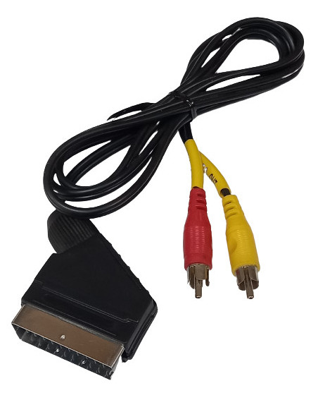 CABLE AV 1 5M DE EUROCONECTOR A 2 RCAs