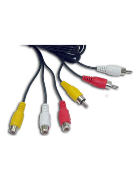 CABLE ALARGADOR 3xRCA MACHO/HEMBRA 3M SATYCON