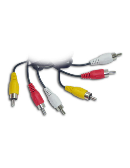 CABLE AV 1 5M 3xRCAs MACHO/MACHO SATYCON