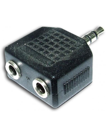ADAPTADOR JACK 3 5 A 2xJACK 3 5 DOBLE ESTEREO