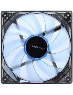 VENTILADOR UNYKA 51791 LED AZUL GAMING 12CM 3PIN