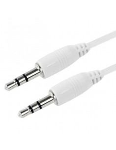 CABLE JACK 3 5 M-M 50CM SATYCON BLANCO