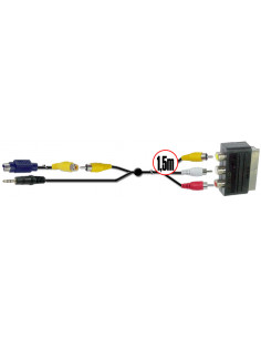 CABLE PC UNIVERSAL 1 5M SVIDEO  JACK A EURO SATYC