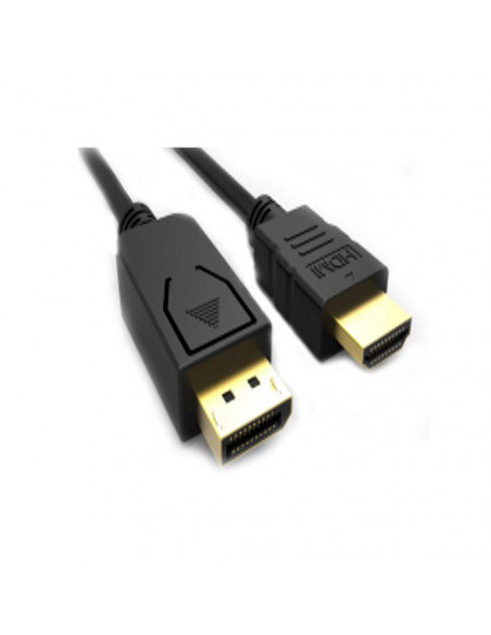 CABLE DISPLAYPORT DP A HDMI MACHO 2M 1080P 60HZ