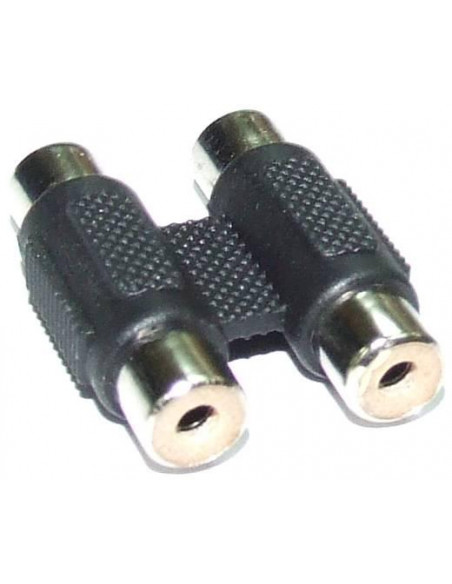 ADAPTADOR DOBLE RCA HEMBRA/HEMBRA  UNION 
