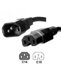 CABLE ESPECIAL DE CORRIENTE IEC C14 C15 3M