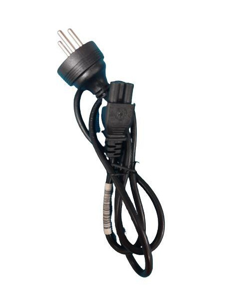 CABLE DE CORRIENTE TREBOL 3P 2 5A 250V 1M NEGRO 