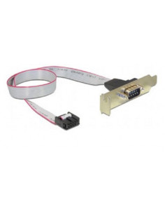 BRACKET GEMBIRD DB9 SERIE RS232 PERFIL BAJO LP