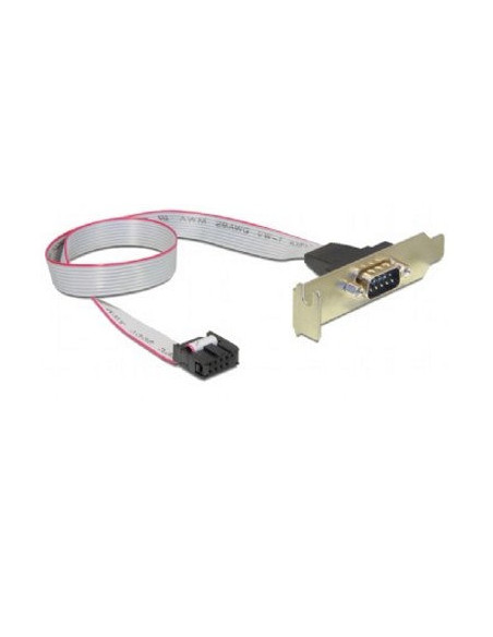 BRACKET GEMBIRD DB9 SERIE RS232 PERFIL BAJO LP