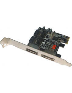 TARJETA PCI-EXPRESS 2 SATA   2 E-SATA SATYCON