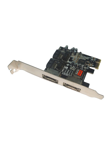 TARJETA PCI-EXPRESS 2 SATA   2 E-SATA SATYCON