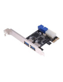 TARJETA PCI-E USB 3.0 2P EXTER + 1P 20 PIN INT TSO