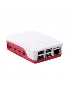 CAJA BLANCA Y ROJA PARA RASPBERRY PI 4