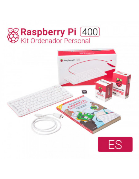 ORDENADOR RASPBERRY PI400 4GB ESPAÑOL KIT COMPLETO