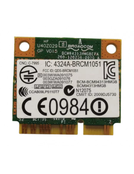 TARJETA RED WIFI QDS-BRCM1051 PARA DELL P18F