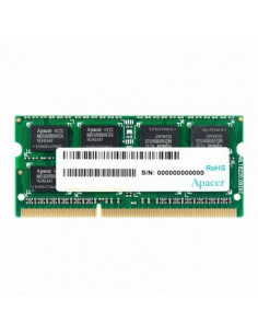 MEMORIA RAM SODIMM DDR3L APACER 8GB 1600MHZ 1 35V