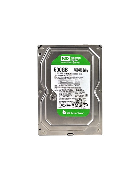 DISCO DURO HDD 3 5  SATA 500GB WD5000AVVS