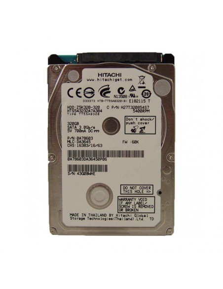 DISCO DURO 2 5  SATA HITACHI 320GB HTS543232A74384