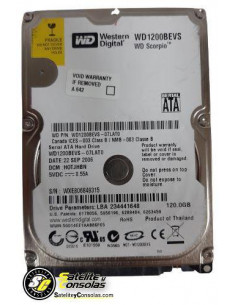 DISCO DURO HDD 2 5  SATA 120GB WD WD1200BEVS 