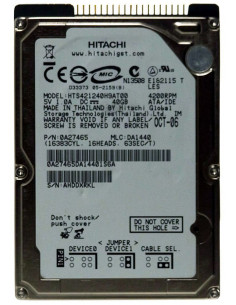 DISCO DURO  2 5  SATA 80GB HITACHI HTS541680J9SA00