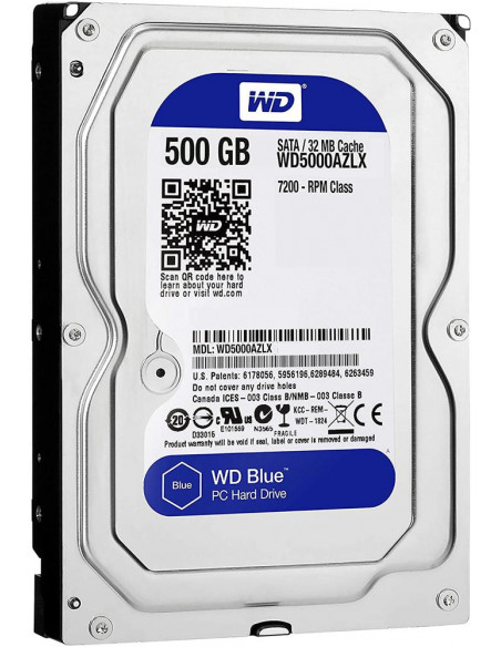 DISCO DURO HDD 3 5  SATA 500GB WD5000AZLX