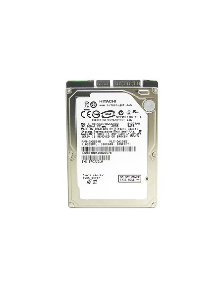 DISCO DURO HDD 2 5  SATA 40GB HITACHI HTS541640J9S