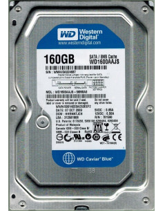 DISCO DURO HDD 3 5  SATA 160GB  WD WD1600AAJS