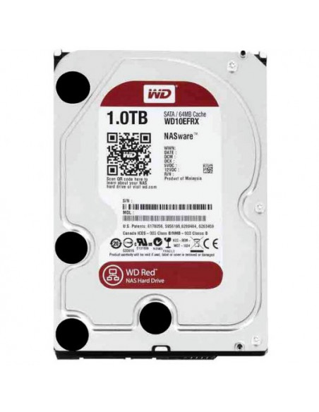 DISCO DURO HDD 3 5  SATA 1TB WD10EFRX RED