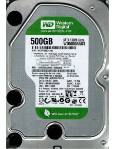 DISCO DURO HDD 3 5  SATA 500GB WD5000AADS