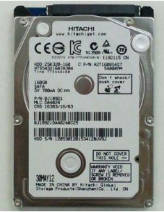 DISCO DURO HDD 2 5  SATA 160GB HITACHI 5K500 B-160