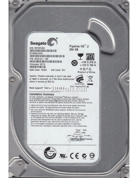 DISCO DURO HDD 3 5  SATA 250GB SEAGATE ST32503112C