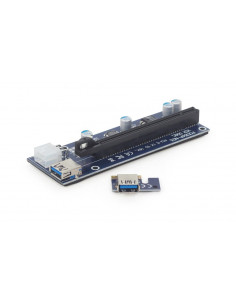 ADAPTADOR RISER PCIEx16 A USB 3 0 MINADO BTC PCI-E