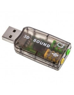 TARJETA DE SONIDO EXTERNA USB STEREO SATYCON