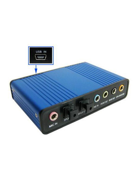 T SONIDO EXTERNA USB DE 6 CANALES SATYCON