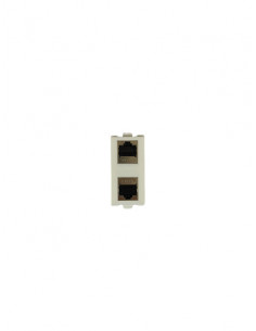 PLACA DE RED ROSETA 2XRJ45 CAT 6E
