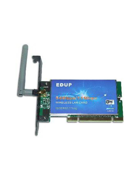 TARJETA RED PCI WIFI 54 MBPS EDUP XP SATYCON