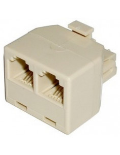ADAPTADOR RJ11 MACHO a 2xRJ11 HEMBRA SATYCON