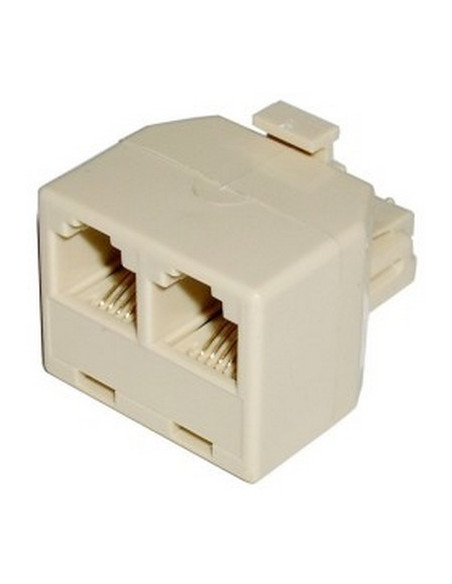 ADAPTADOR RJ11 MACHO a 2xRJ11 HEMBRA SATYCON