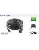 CABLE EXTENSOR USB ACTIVO ALFA NETWORKS AUSBC-20M